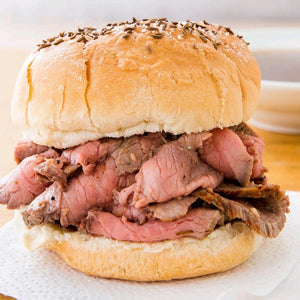 Slow Roasted Beef on Weck